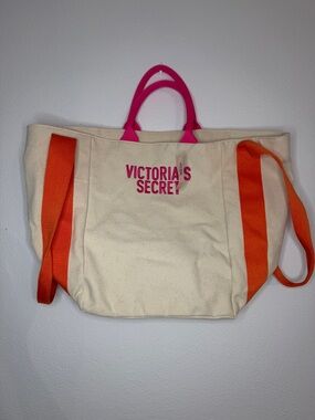 New With Tags-Flaw See Notes: Victoria's Secret Open Top Tote Bag